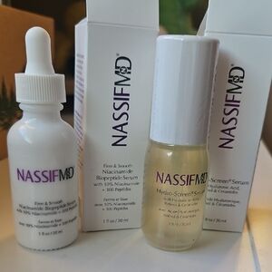 NassifMD Biopetic Serum and Hydro-Screen Serum Set